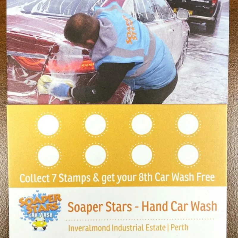 Soaper Stars Loyalty Card