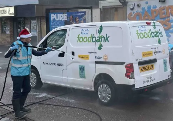 Soaper Stars Food Bank Donation